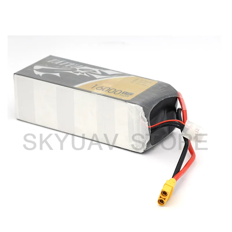 

1PCS TATTU 16000mAh 22.2V 6S LiPO Battery 15C for Big Load Multirotor Hexacopter for agricultural drone/ UAV drone