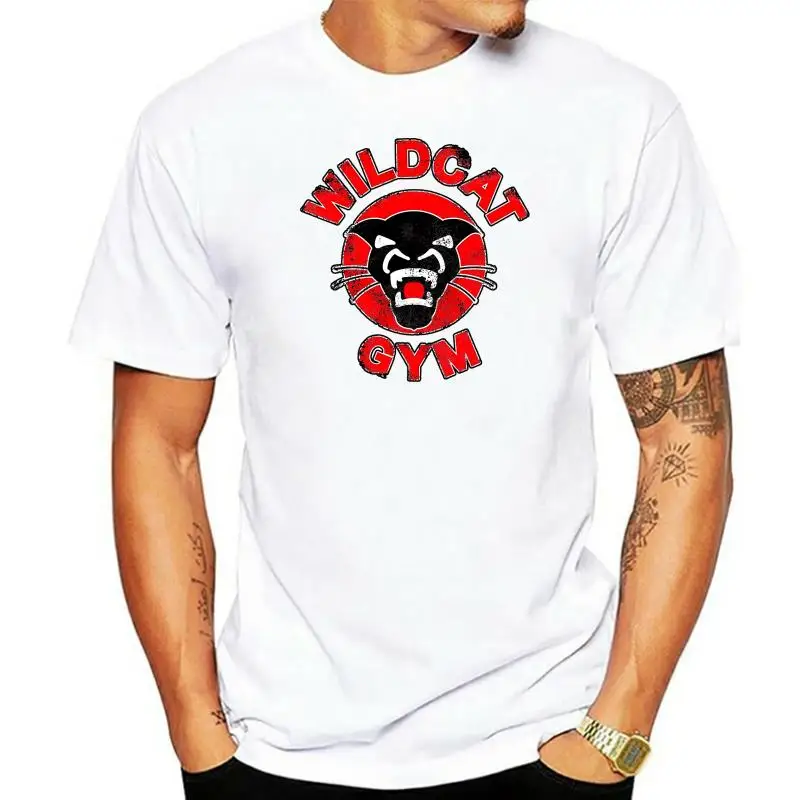 

Wildcat Gym Body Building T-Shirt Man's Short Sleeves Funky Tees Crew Neck Pure Cotton Tops Plus Size T Shirts
