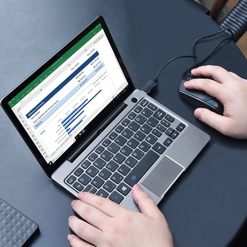 GPD P2 MAX 8.9 Inches Mini Laptop Tablet PC Windows 10 Intel Celeron 3965Y Notebook 8GB 256GB 2.4G&5G WiFi BT 4.2 Touch Control