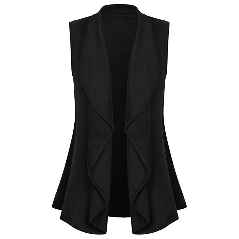 2019 осенне зимнее женское пальто повседневная Асимметричная майка с окаймлением