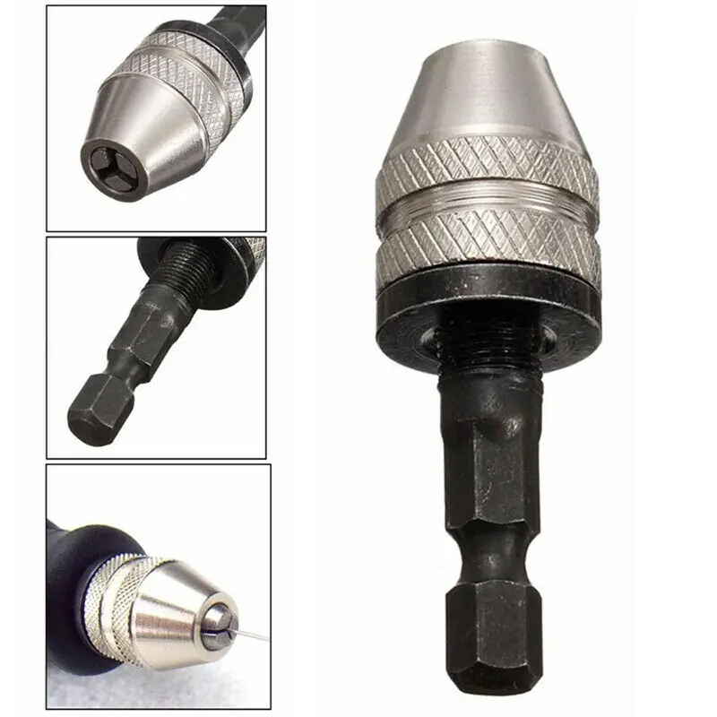 

Hex Keyless Drill Chuck Converter Tools Repair Maintenance Woodworking