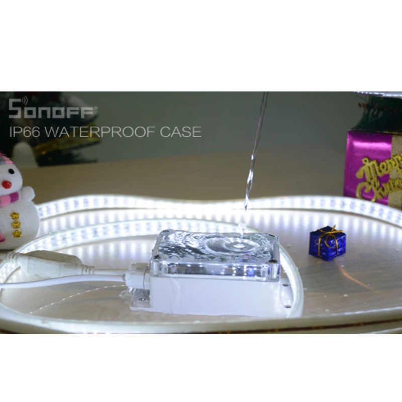 Водонепроницаемый чехол Sonoff Basic/RF/Dual/Pow для рождественской елки ABS