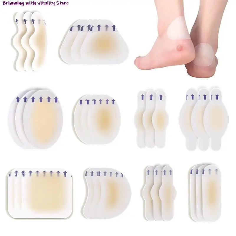 

10pcs Gel Heel Protector Foot Patches Adhesive Blister Pads Heel Shoes Stickers