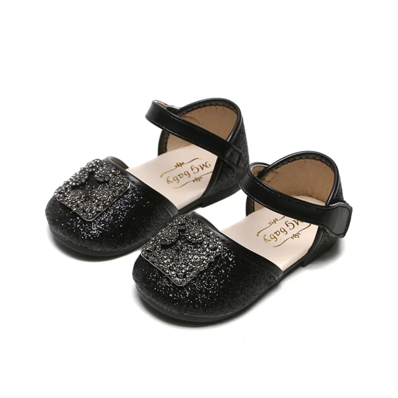 Весенняя детская кожаная обувь принцессы для девочек Детская Свадебная