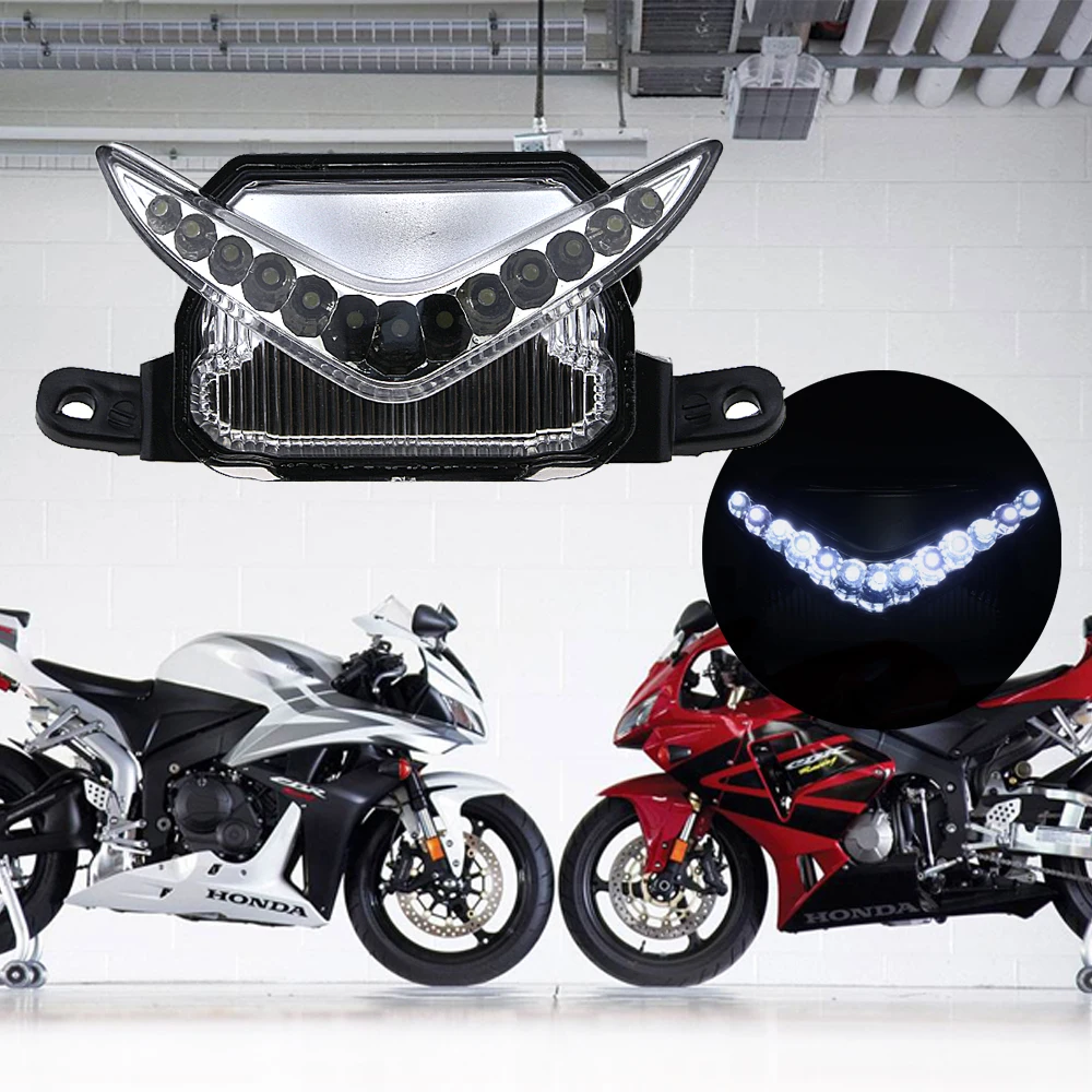 

Для HONDA CBR600RR CBR 600RR 2007-2011 аксессуары для мотоциклов передний центральный габаритный светодиодный индикатор дыма