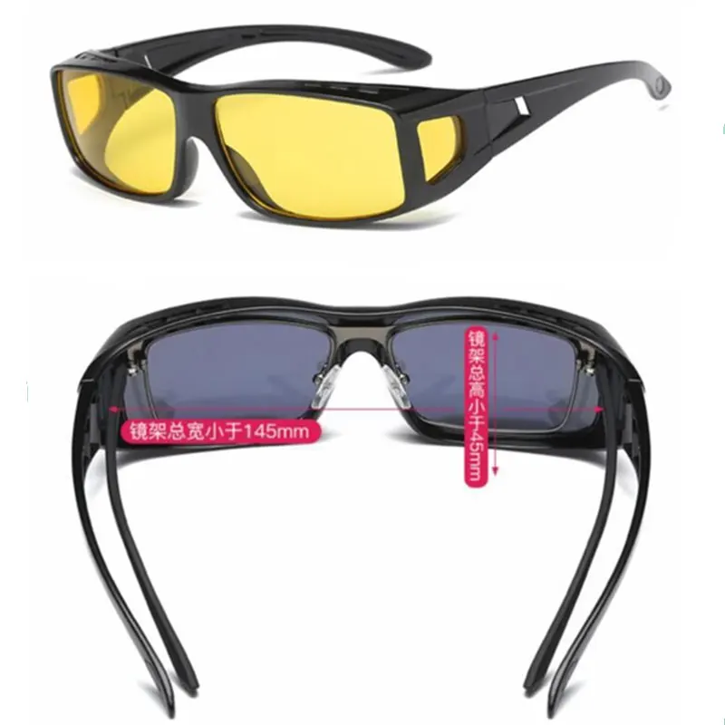Очки ночного видения для водителя Солнцезащитные очки верховой езды от ветра