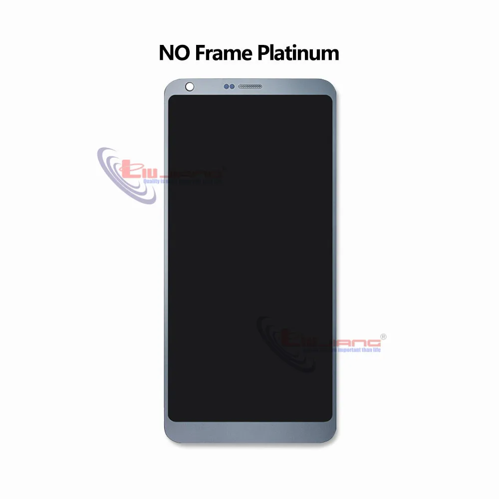 No Frame Platinum 5,7 ''ips для LG G6 H870 H871 H872 LS993 VS998 кодирующий преобразователь сенсорного экрана в сборе с рамкой для LG G6 ЖК-дисплей - Цвет: No Frame Platinum