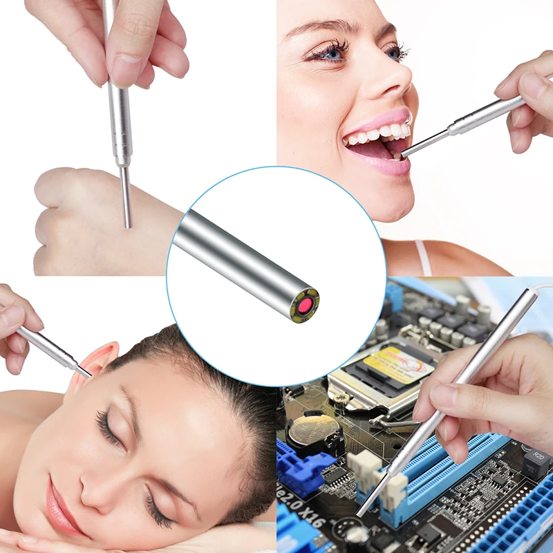 Цифровой отоскоп ушной камеры 3 9 мм USB визуальный очиститель ушей эндоскоп 1 3mp