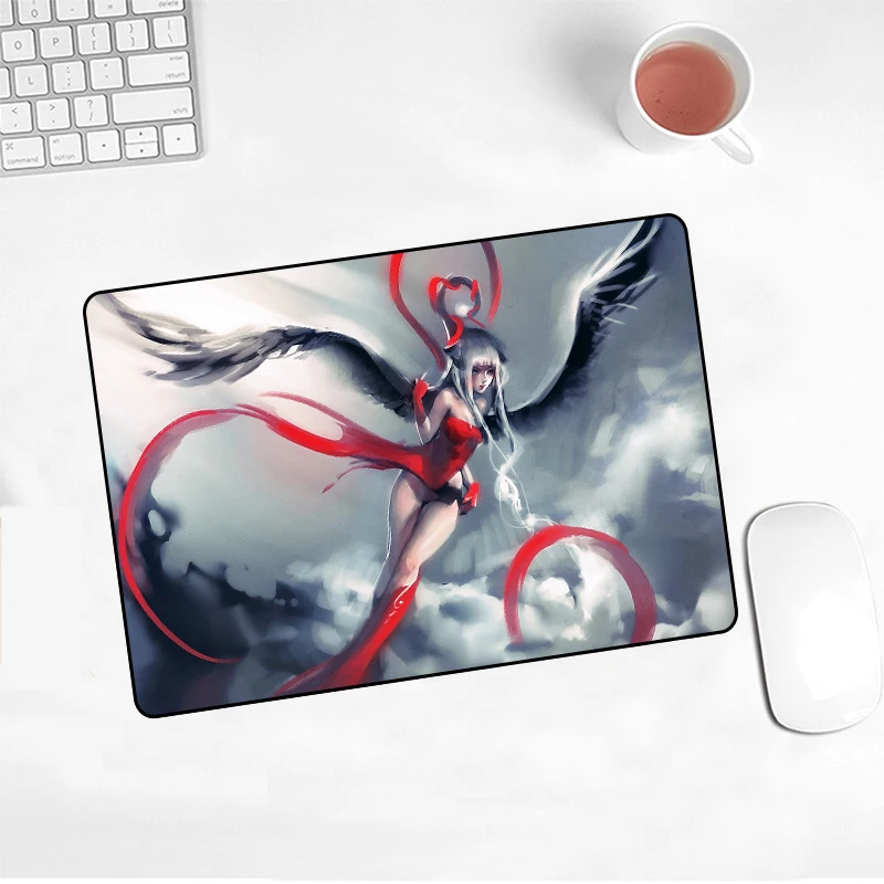 

Promotional Anime Cute Girl Cool Boy Mousepad Laptop Desk Mat 21x26cm Game Player PC Keyboard Waterproof Pad Learning