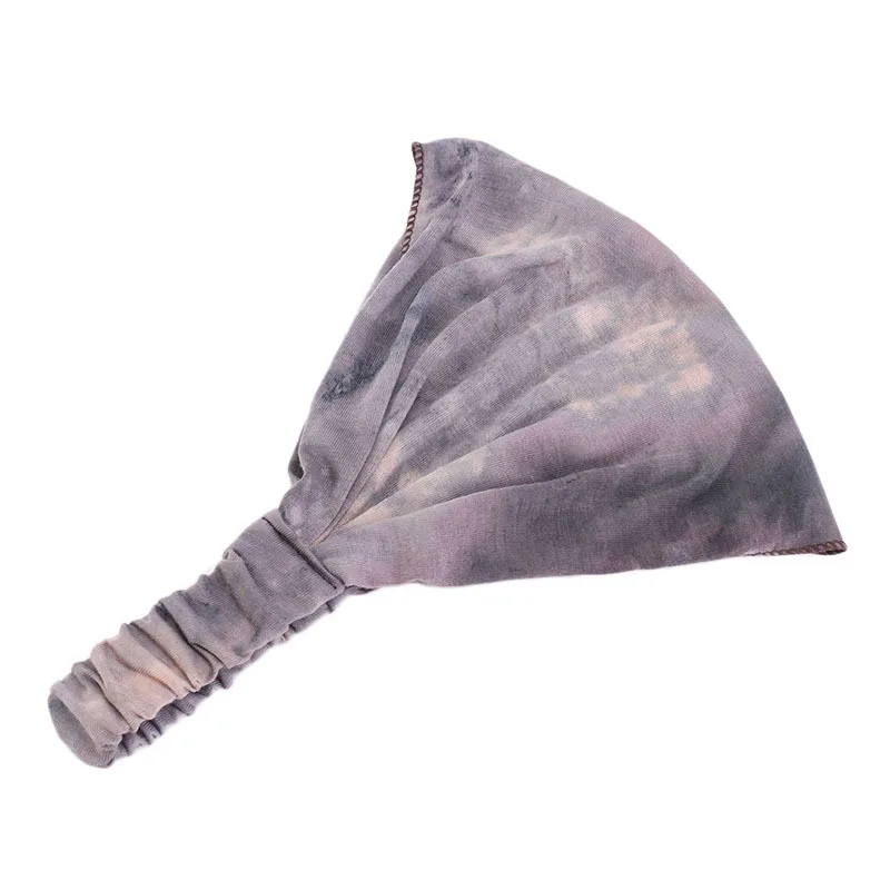 

Turban Hats For Women Tide New Tie-dye Wide Headband Women's Hairband Yoga Headband Cross-border E-commerce High-quality Supply