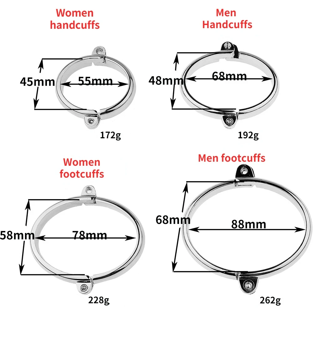 Металлические наручники секс связывание лодыжки наручники браслет с замком Секс товары БДСМ секс раб restoraintstoys | AliExpress