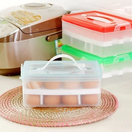 Двухслойная пластиковая подставка для куриного яйца коробка шпилек корзина