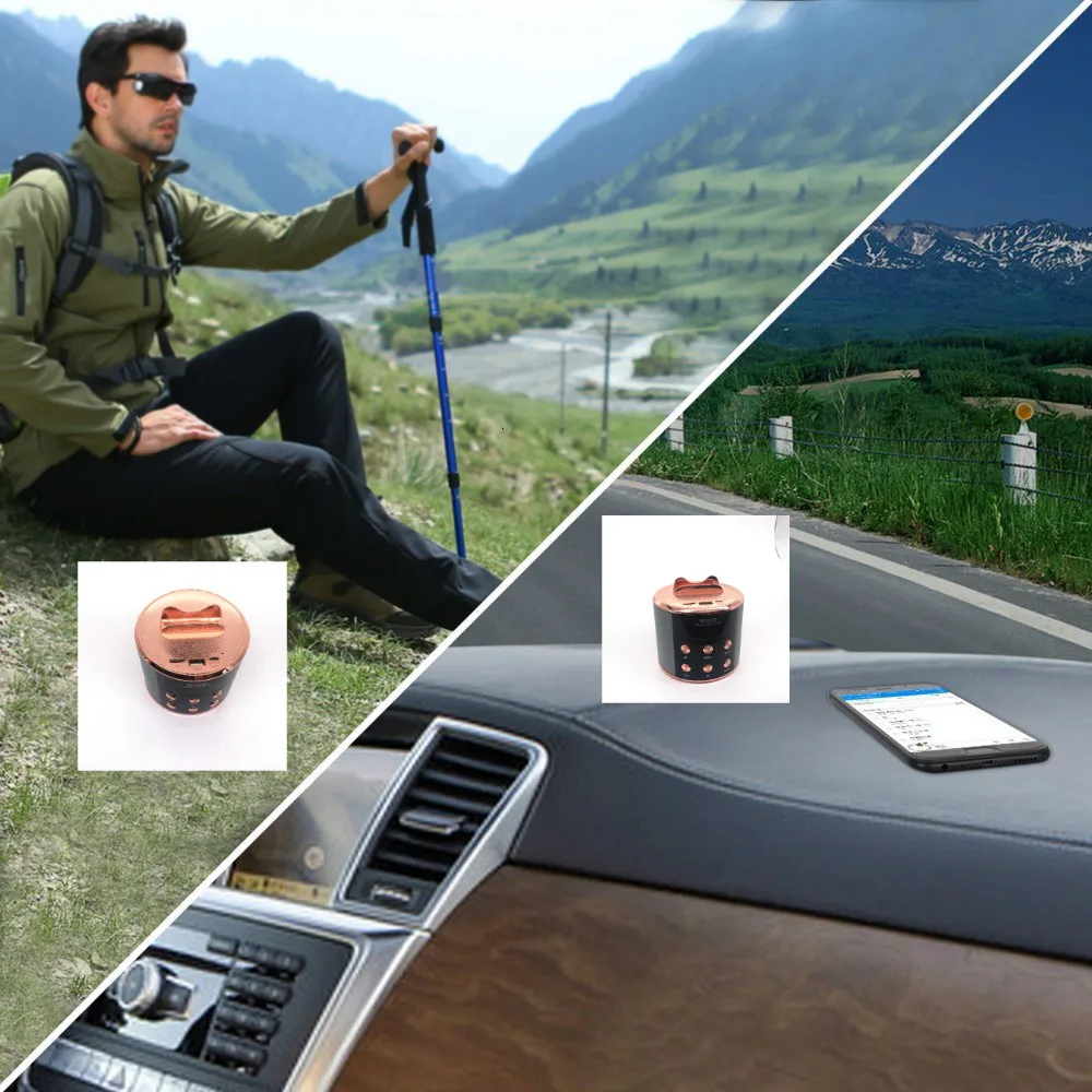 Высокое качество открытый беспроводной Bluetooth портативный динамик Usb/TF карта музыкальный плеер fm-радио динамик для компьютера и смартфонов