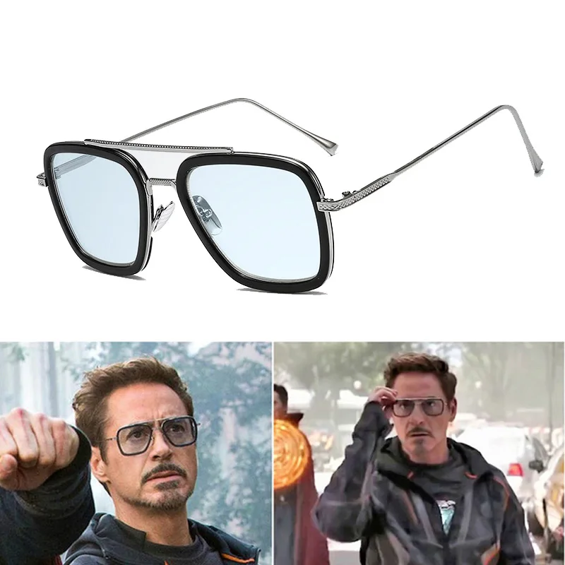 Роскошные модные Мстители Tony Stark Flight стильные мужские солнцезащитные очки