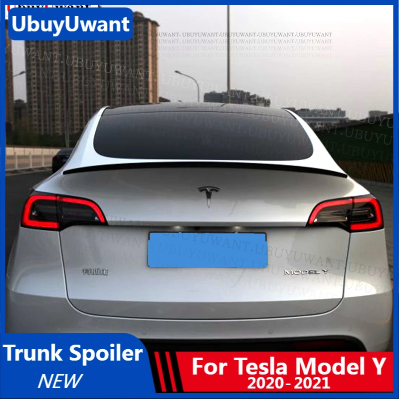 

Автомобильный задний спойлер, крыло для Tesla модели Y 2020-2021 купе, высокое качество, АБС-пластик, спойлер для багажника, крыло для модели Y