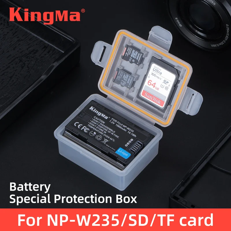 Аксессуары от KingMa: 10 шт. NP W235 NPW235 Пластик Батарея держатель Чехол ящик для