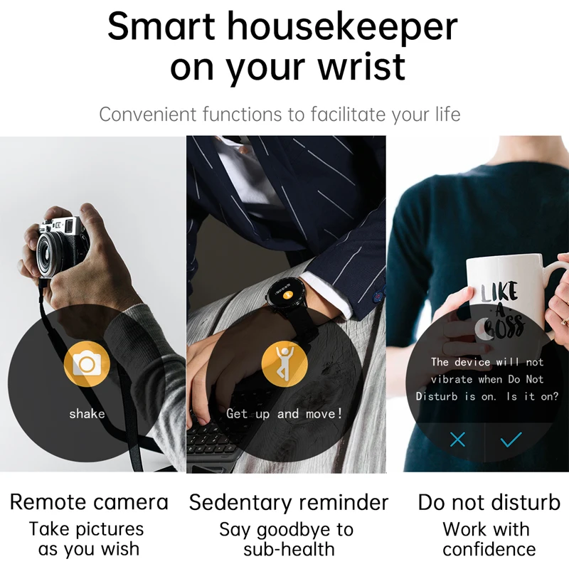 

Uhoofit Z08S Smart Watch Bluetooth Call Heart Rate Blood Pressure Monitor Multi-Sports Mode Watch Men Smartwatch for Android iOS