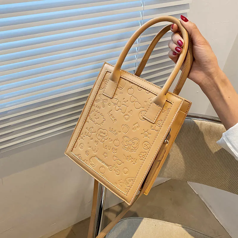 Брендовая дизайнерская женская сумочка из искусственной кожи ретро простая