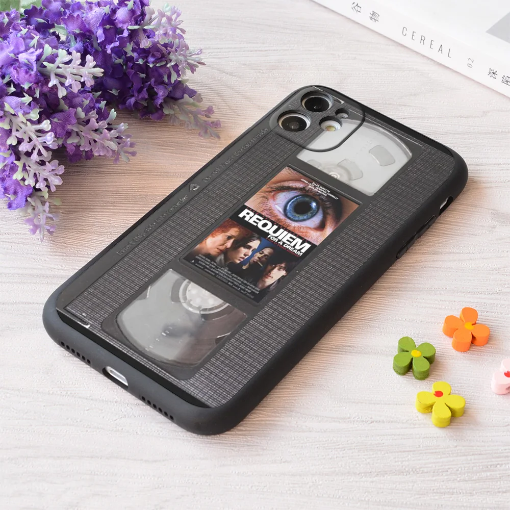 

For iPhone Requiem For A Dream Vhs Print Soft Matt Apple Case