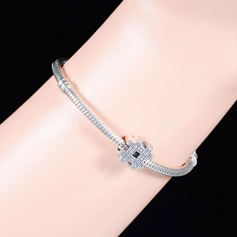 FC ювелирные изделия подходят оригинального бренда шармы браслет 925 Стерлинговое