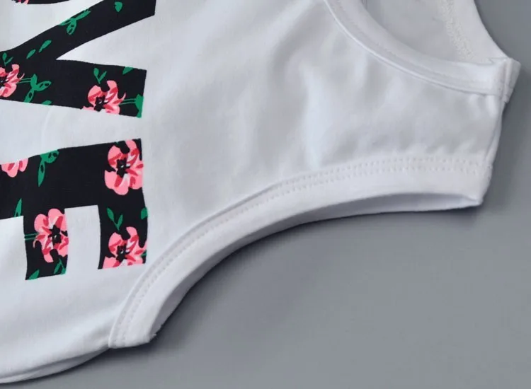 New Fashion Baby Girl Clothes Summer Girls Dress Children Clothing Sets Flower Lovely Kids Outfits Newborn Cute | Детская одежда и