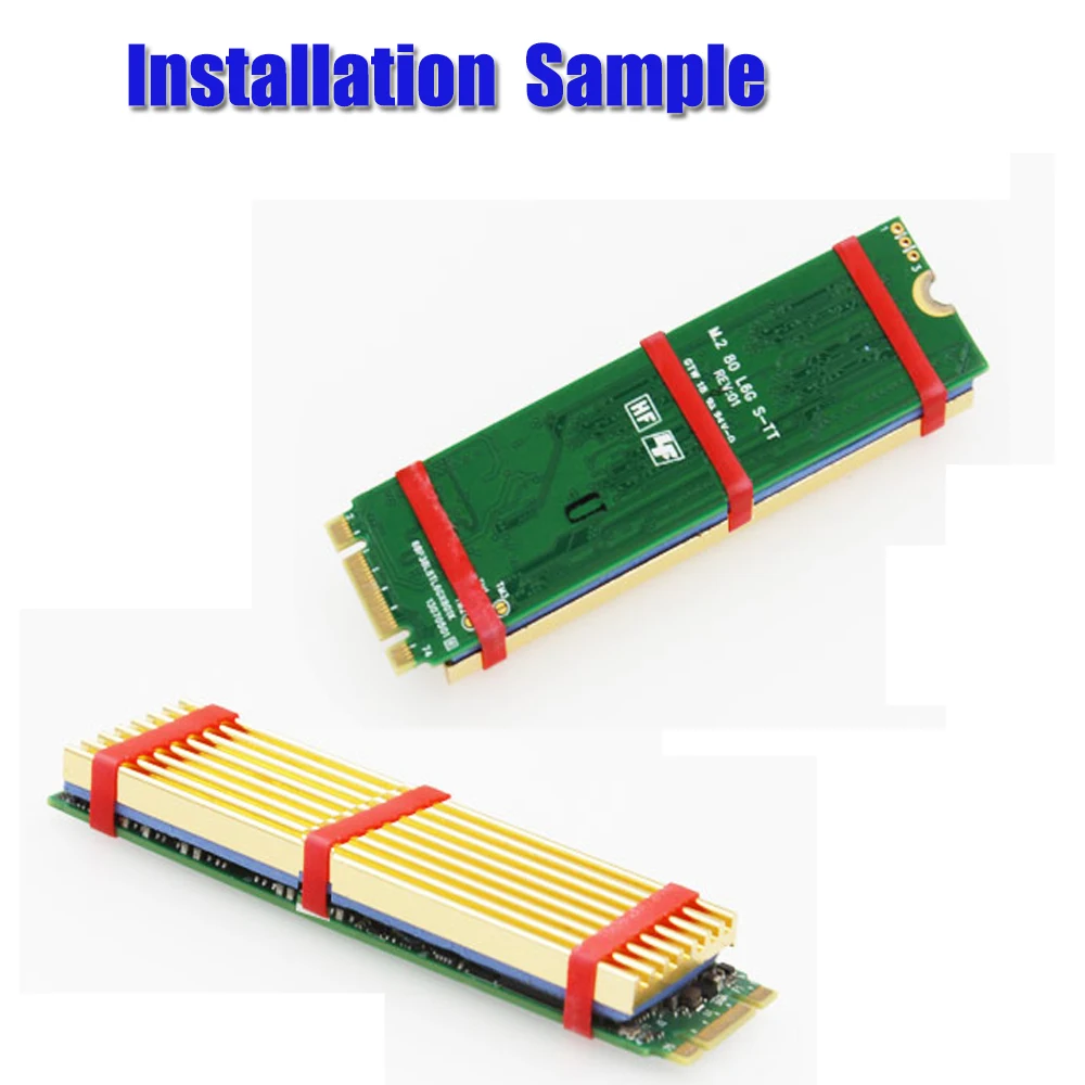 2 шт. алюминиевый радиатор для SSD-накопителя 72 х22х3 мм | Компьютеры и офис