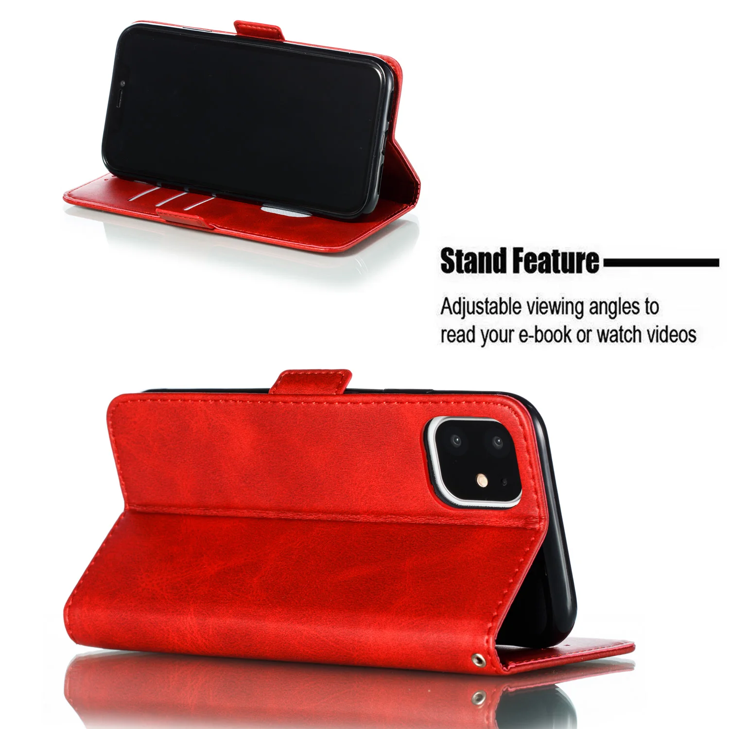 

Leather Phone Case For iphone 5 5S 6 6S 6 Plus 6S 6S Plus 7 SE X XS XR XS Max 11 11 Pro 11 Pro Max Flip Wallet Card Holder Cover