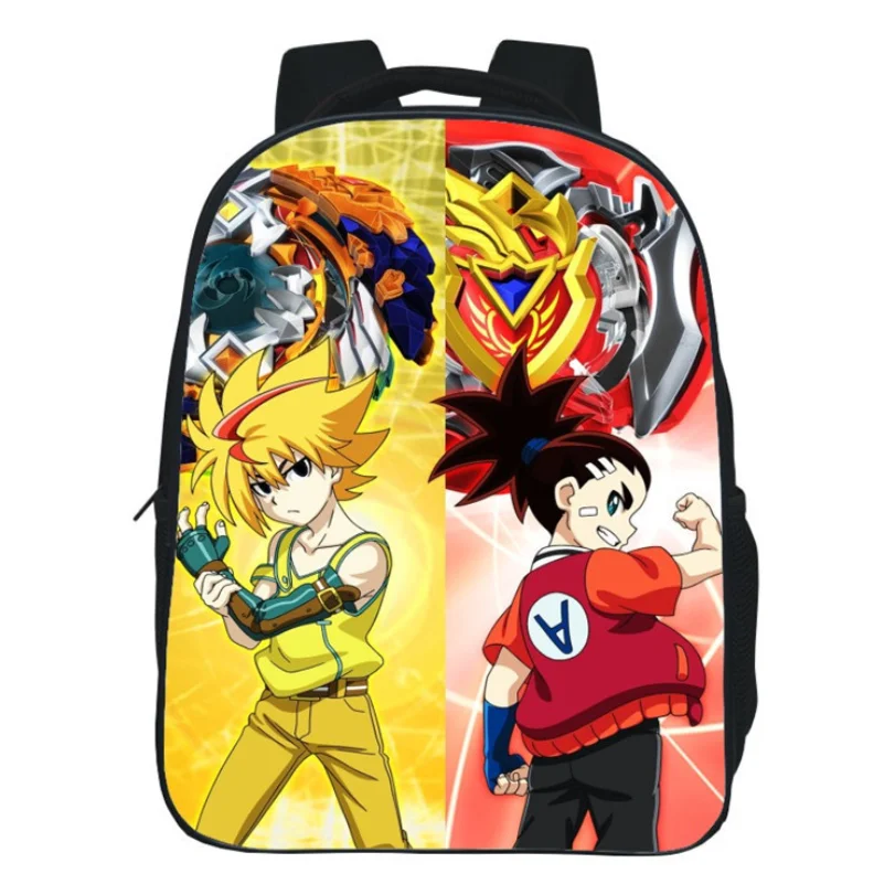 Персонализированная школьная сумка для детей с рисунком Beyblade Burst принтом