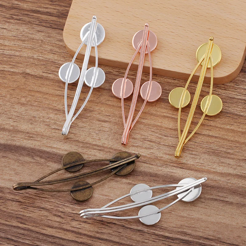 

Пустые Настройки кабошона (20 шт./лот), Прямая продажа с фабрики, материалы для аксессуаров для волос «сделай сам»