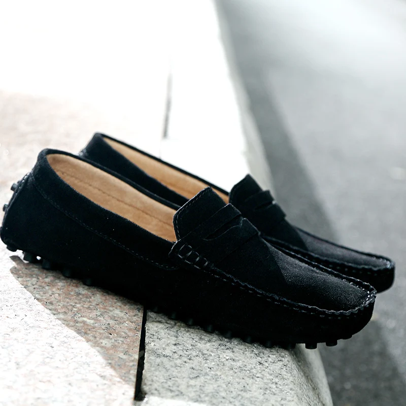 

Men Casual Shoes Fashion Men Shoes Handmade Suede Genuine Leather Mens Loafers Moccasins Slip On Men's Flats Male Driving Shoes