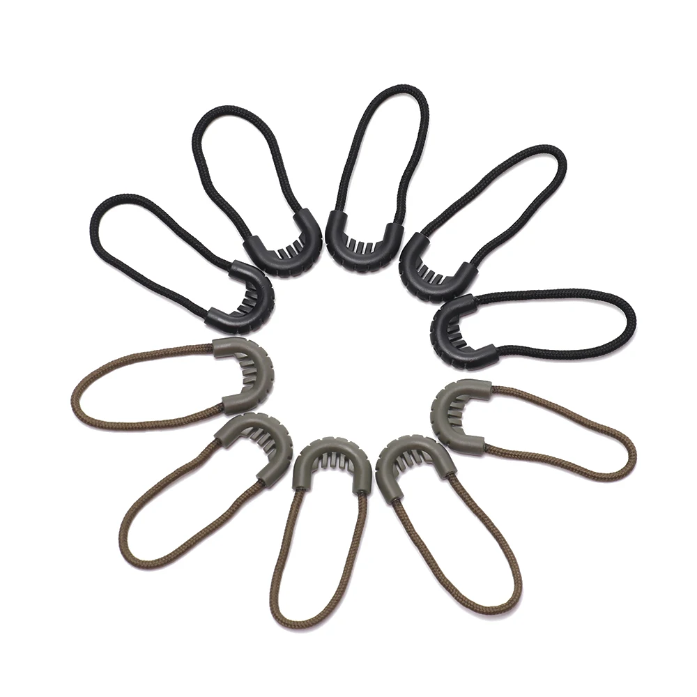 10 шт. Съемник на молнии Концевая подходящая веревка ярлык аксессуары фиксатор