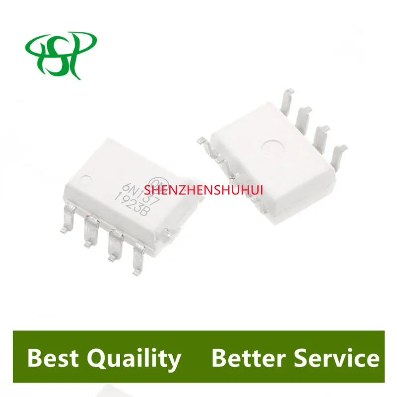 

10pcs/lot New 6N137 6N137S SOP-8 High CMR Line Receiver Optocouplers