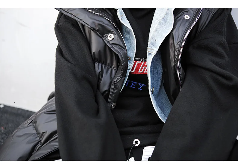 Max LuLu роскошный жилет в Корейском стиле, женский джинсовый лоскутный уличная одежда, Женский Мягкий зимний жилет, теплый жилет, женское пуховое пальто