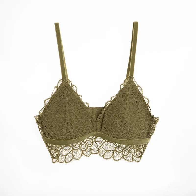 

Шелковый бюстгальтер с французской треугольной чашкой, кружевной привлекательный тонкий Шелковый бюстгальтер с тонкими ремнями без ободк...