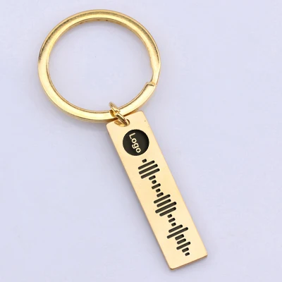 

Customized Song Code Favorite Song Keychain Keyring Music Teacher Boyfriend Girlfriend Gift Music Lover Key Holder