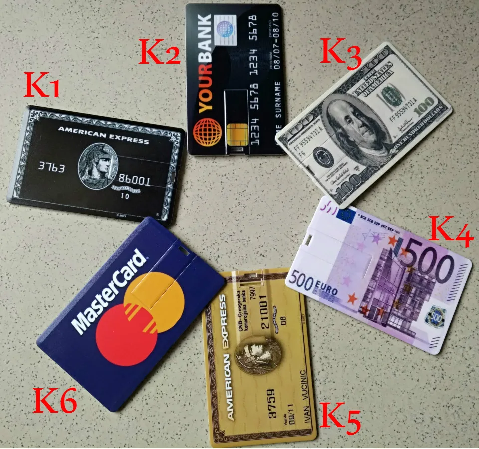 Кредитная карта USB флеш-накопитель 32G Флешка флешка 16G 8G флэш-накопитель