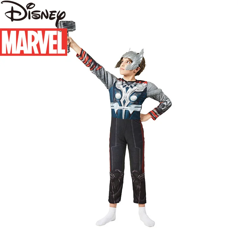 

Disney Marvel Thor Children's Dress Up Cosplay Siamese Tight Stage Appearance Party Game Show Halloween Costume