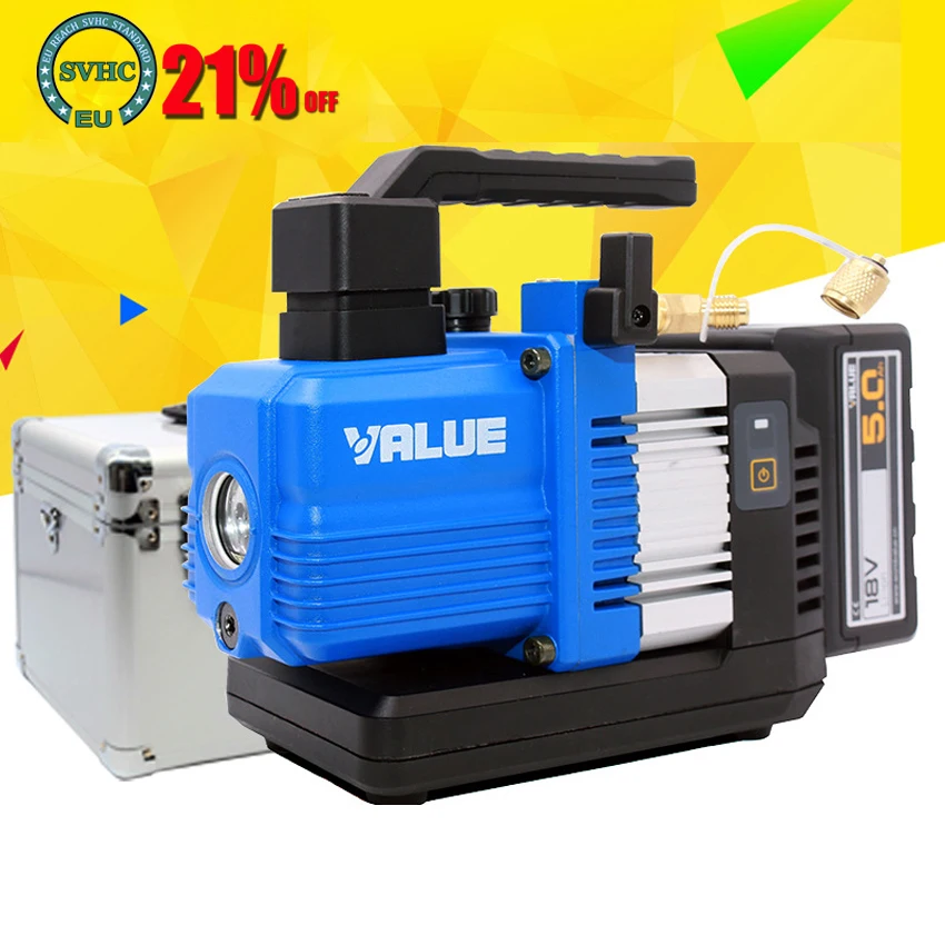 

18V 5.0AH Lithium battery Vacuum Pump Brushless DC For Air Extractor Refrigeration Air Conditioner R32 Suction pump 220V 180W