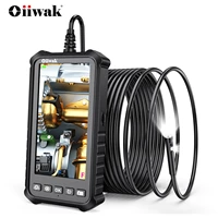 oiiwak industrial endoscope 5mm dual lens 5 18 ips 1080p ip67 waterproof snake inspection endoscope camera 32gb sewer plumbing