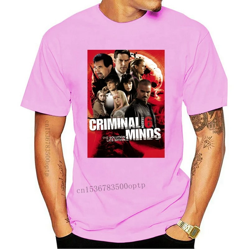 

Мужская футболка нового сериала с изображением персонажей из сериала «криминальные умы»