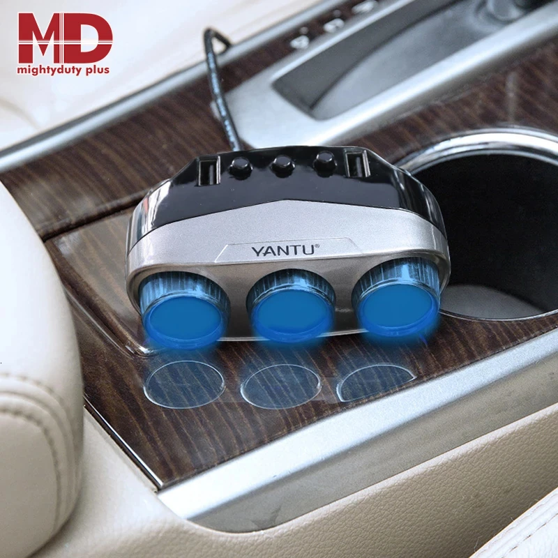 QC3.0 быстрая зарядка мобильный телефон автомобиля Зарядное устройство 3 Порты