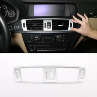 car abs matte chrome center console air conditioning outlet vent frame trim for bmw x3 f25 2011 2017