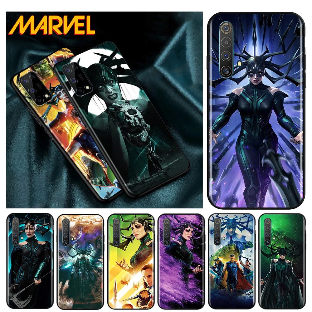 

Hela marvel cool for OPPO Realme V15 X5 X3 X50 X7 X2 C17 C11 C3 C2 7 7i 6 6S 6i 5 3 2 Pro Soft Black Phone Case