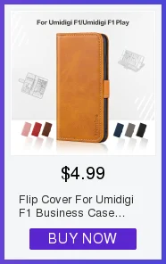 Чехол-бумажник из искусственной кожи для Umidigi F1 деловой чехол для телефона для Umidigi F1 Play флип-чехол-книжка Мягкий ТПУ силиконовый чехол-накладка