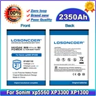 LOSONCOER 2350 мАч, XP3.20-0001100 Батарея для Sonim XP5560 XP3300 XP1300 XP3.2 QUEST PRO XP5300 XP-0001100 высокое Ёмкость Батарея