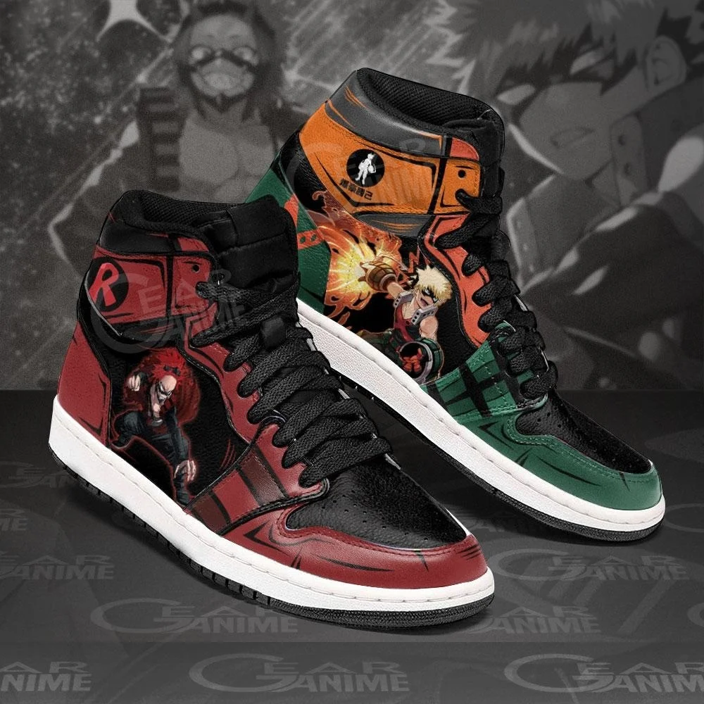 

Eijiro and Katsuki Kirishima Bakugo Sneakers My Hero Academia Shoes