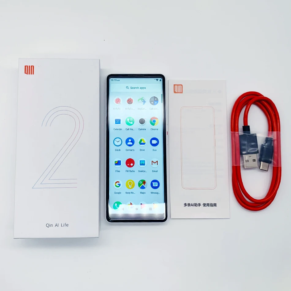 QIN-tel&eacute;fono inteligente 2 Pro versi&oacute;n Global, Smartphone con 2GB y 64GB, Pantalla Completa de 5,5 pulgadas, 576x1440P, c&aacute;mara trasera de 13MP, bater&iacute;a de 2100mAh, Android 9-4