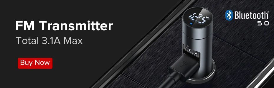 Автомобильное зарядное устройство Baseus для iPhone, мобильного телефона, громкая связь, fm-передатчик, Bluetooth, автомобильный комплект, ЖК MP3-плеер, двойное автомобильное usb-устройство для зарядки телефона