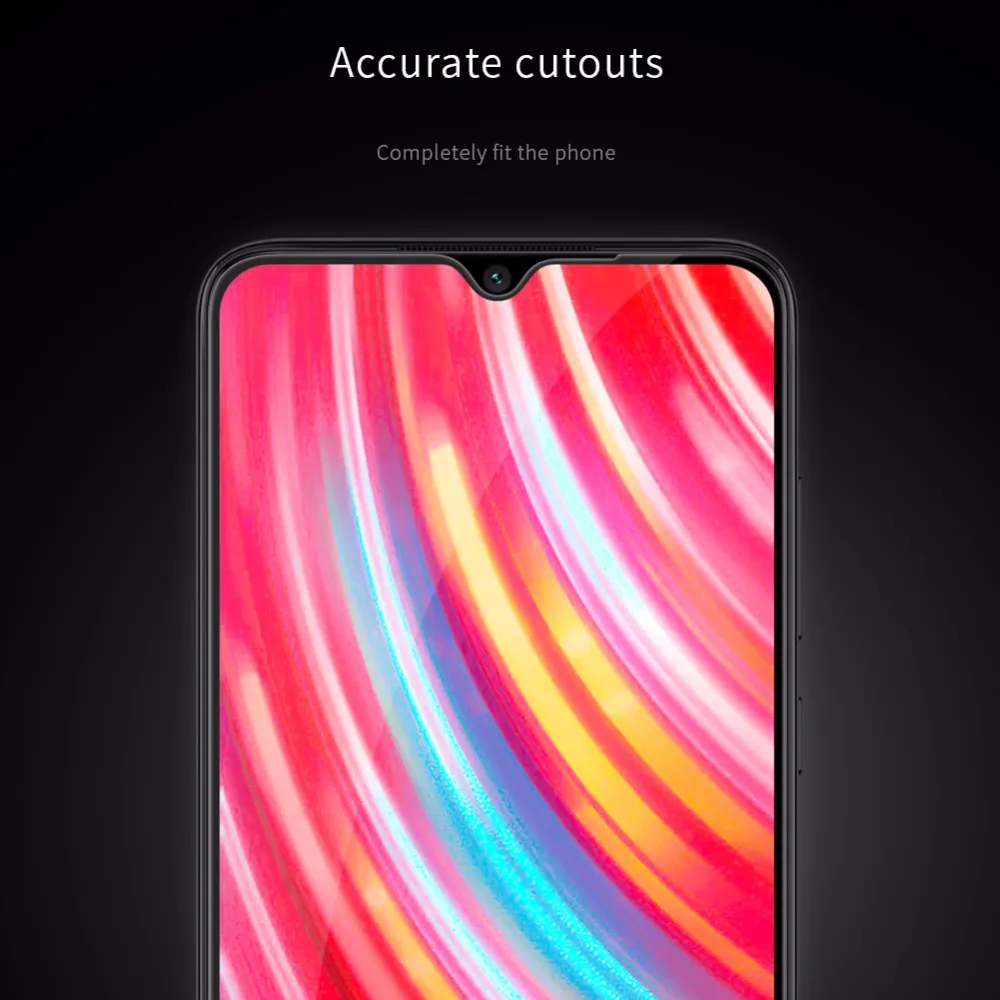 Защитное стекло с полным покрытием для Xiaomi Redmi Note 8 Pro Nillkin XD CP+ Max, защитная пленка из закаленного стекла