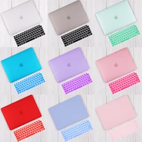 matte crystal hard shell case keyboard cover for macbook air pro retina 11 12 13 15 16 inch 2020 a2337 a2179 a2338